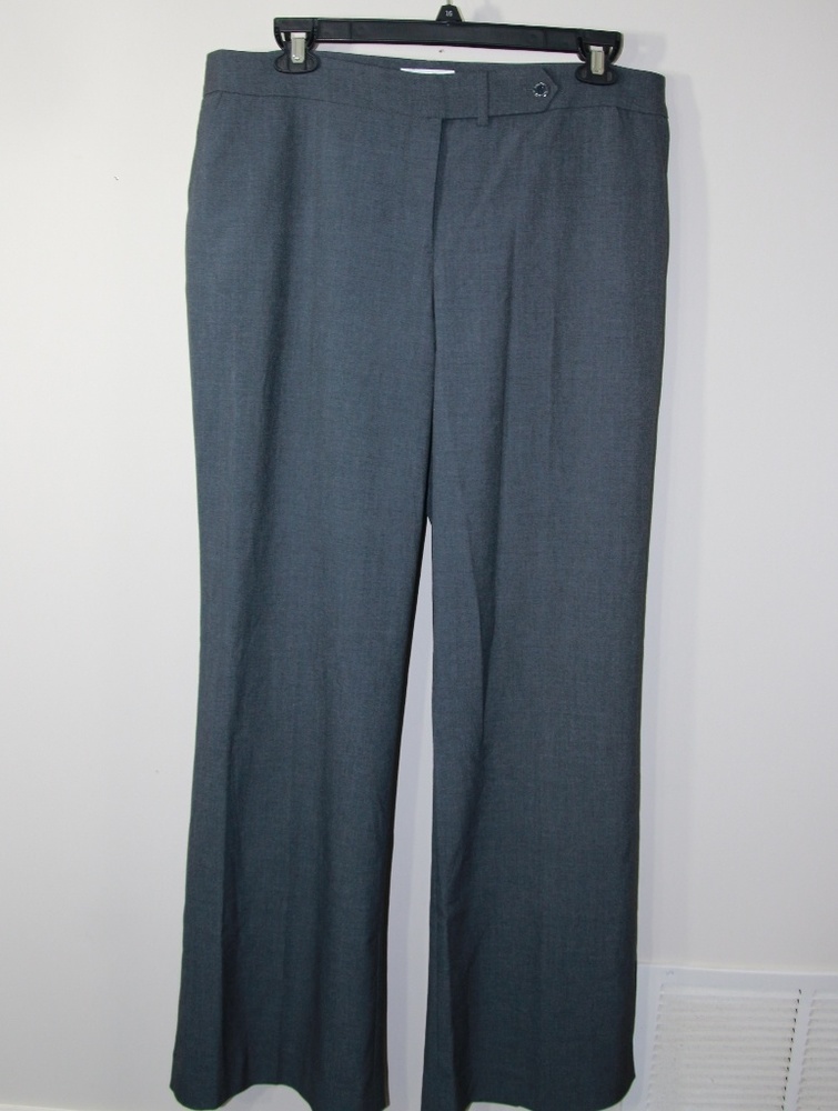 Calvin Klein classic fit dress pants sz16 grey